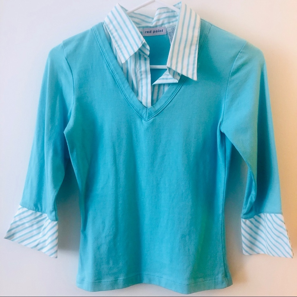 Beautiful shirt sweater look t-shirt for office